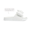 White Bowty Sliders