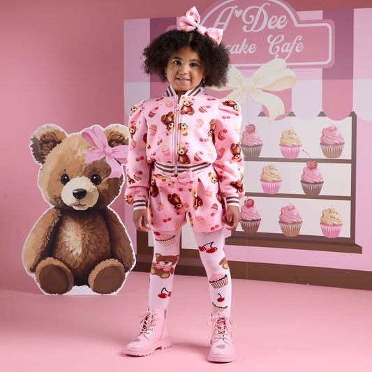 Pink Lisette Bomber Jacket