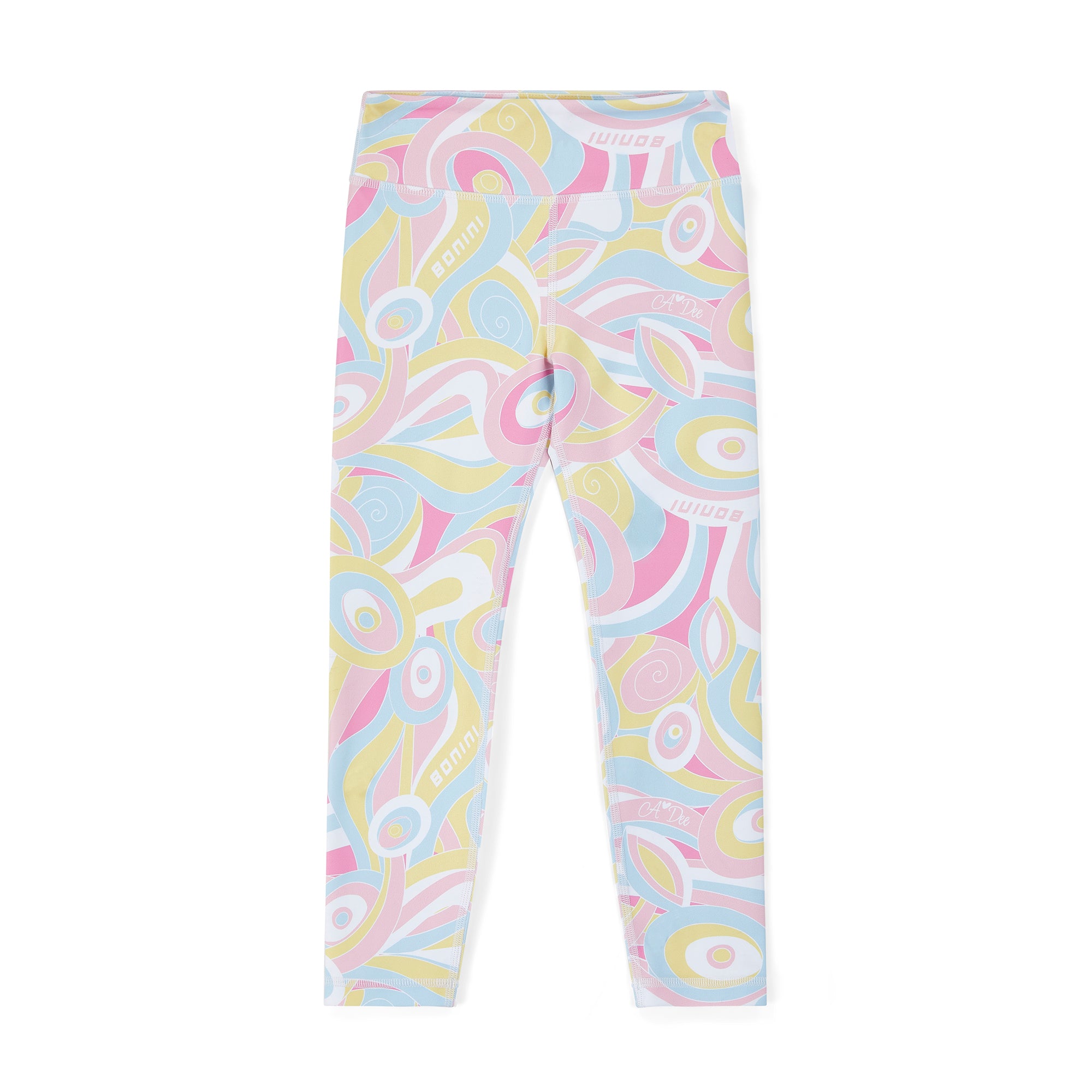 A DEE - Stripe Leggings Set - Lemon