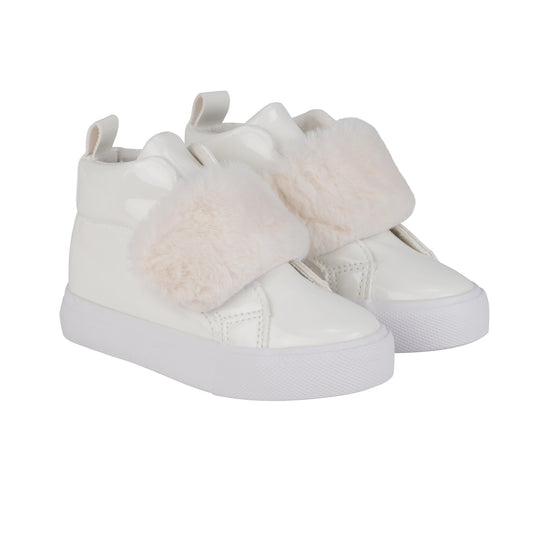 White Furever High Tops