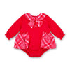 Red Kacey Romper
