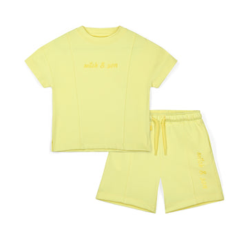 Lemon Griffin Shorts Set