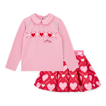 Pink Lyla Skirt Set