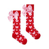 Red Leah Knee High Socks