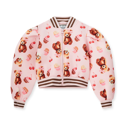 Pink Lisette Bomber Jacket
