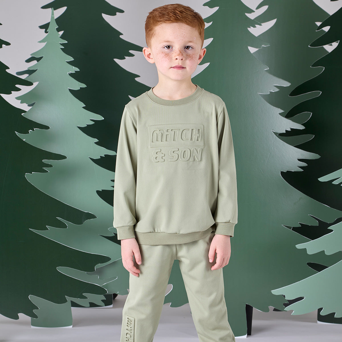 Khaki Christian Tracksuit – Picture Book Fashion