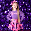 Purple Taylor Skirt Set