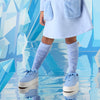 Blue Perrie Knee High Sock