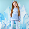 Blue Peaches Hooded Sweat Set