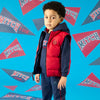 Navy & Red Barker Reversable Gilet