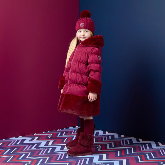 Burgundy Bobbie Hat