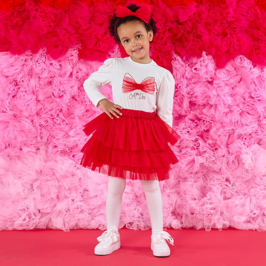 Red Layla Skirt Set