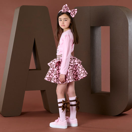 Pink Maeve Knee High Socks