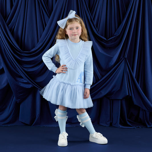 Blue Lacey Dress