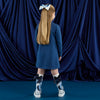Navy Lotus Dress