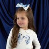 Blue Leighton Hair Clip