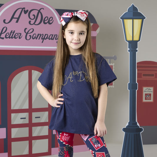 Navy Ria Legging Set