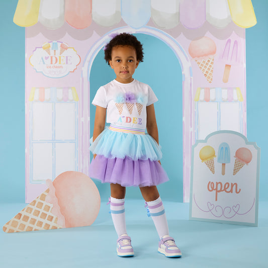 White Suzi Skirt Set