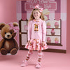 Pink Leah Knee High Socks