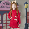 Red Rebecca Skirt Set