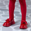 Red Mary Bow Shoes