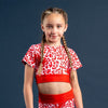 Red Energy Crop Top