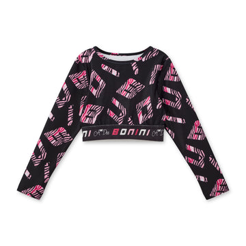 Black Power Crop Top