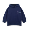Navy Sparkle Oversized Hoodie