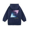 Navy Sparkle Oversized Hoodie