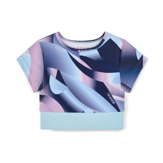 Blue Energy Crop Top
