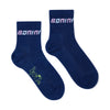 Navy Twirl Sports Socks