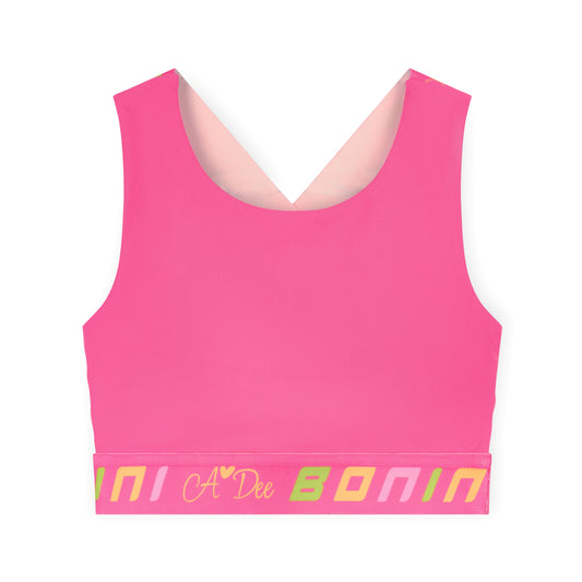 Pink Flex Crop Top