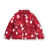 Burgundy Dazzle Puffer Jacket