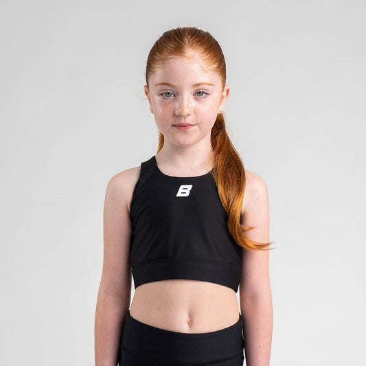 Black Aspire Crop Top