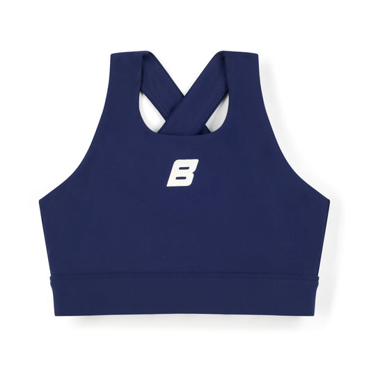 Navy Aspire Crop Top
