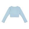 Blue Aspire Long Sleeve Crop Top
