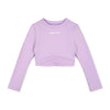 Lilac Aspire Long Sleeve Crop Top