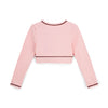 Pink Revive Long Sleeve Crop Top