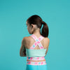 Blue Flex Crop Top