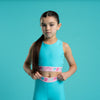 Blue Flex Crop Top
