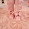 Pink Bowe Boots