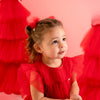 Red Kaylee Hair Clips