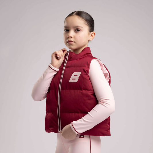 Burgundy & Pink Revive Gilet