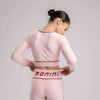 Pink Revive Long Sleeve Crop Top