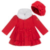 Red Harper Coat & Beret set