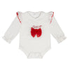 White & Red Heidi Jam Pant Set