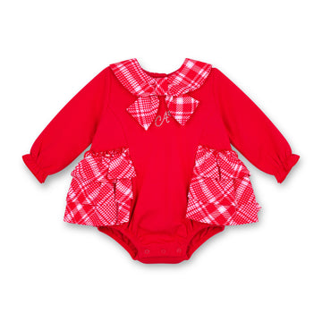 Red Kacey Romper