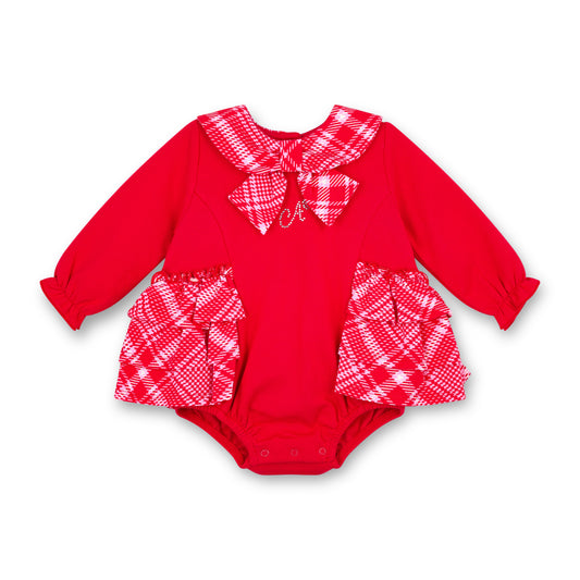 Red Kacey Romper