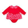 Red Kacey Romper