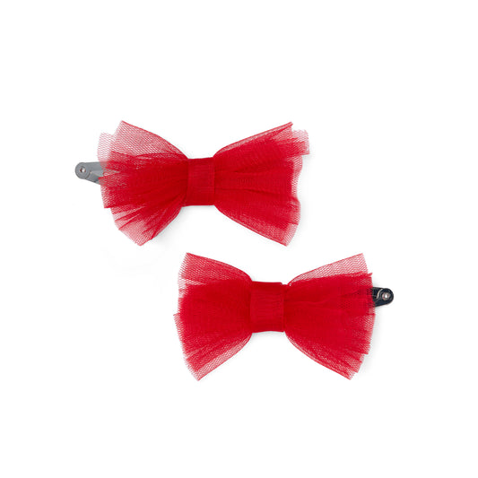 Red Kaylee Hair Clips
